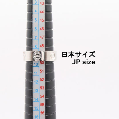 カルティエ ラブ Au750ホワイトゴールド リング 9号