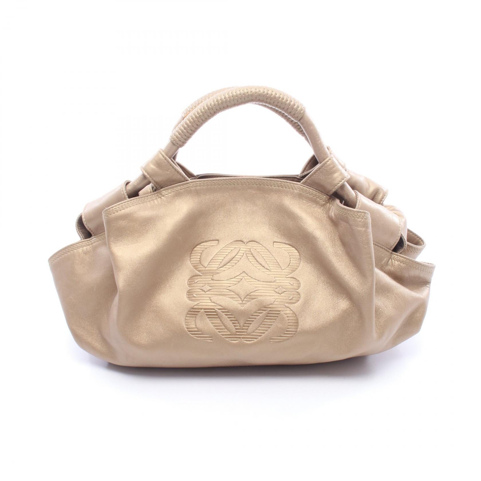 ロエベ ナッパアイレ レザーハンドバッグ