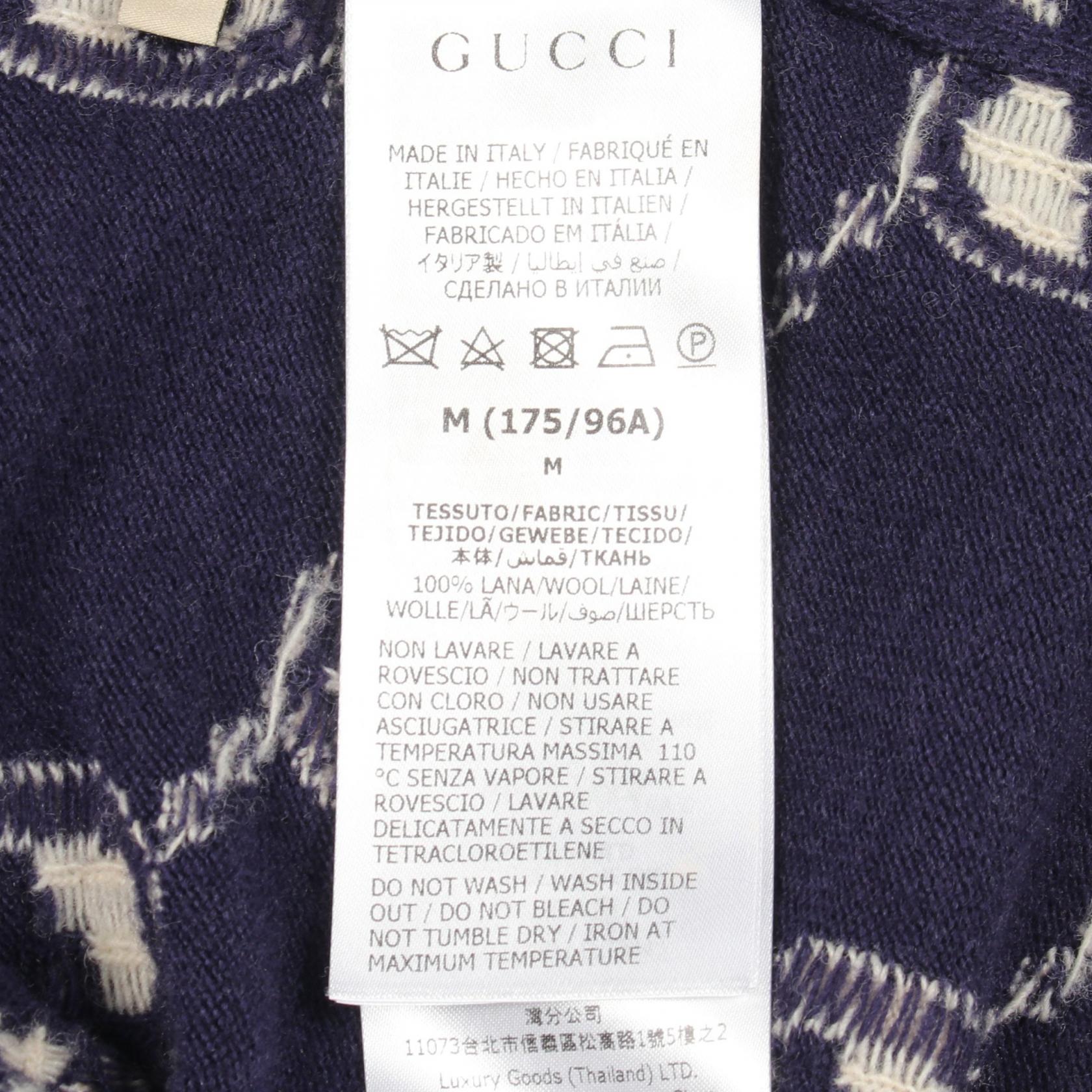 グッチ GGウールジャカードクルーネックセーター