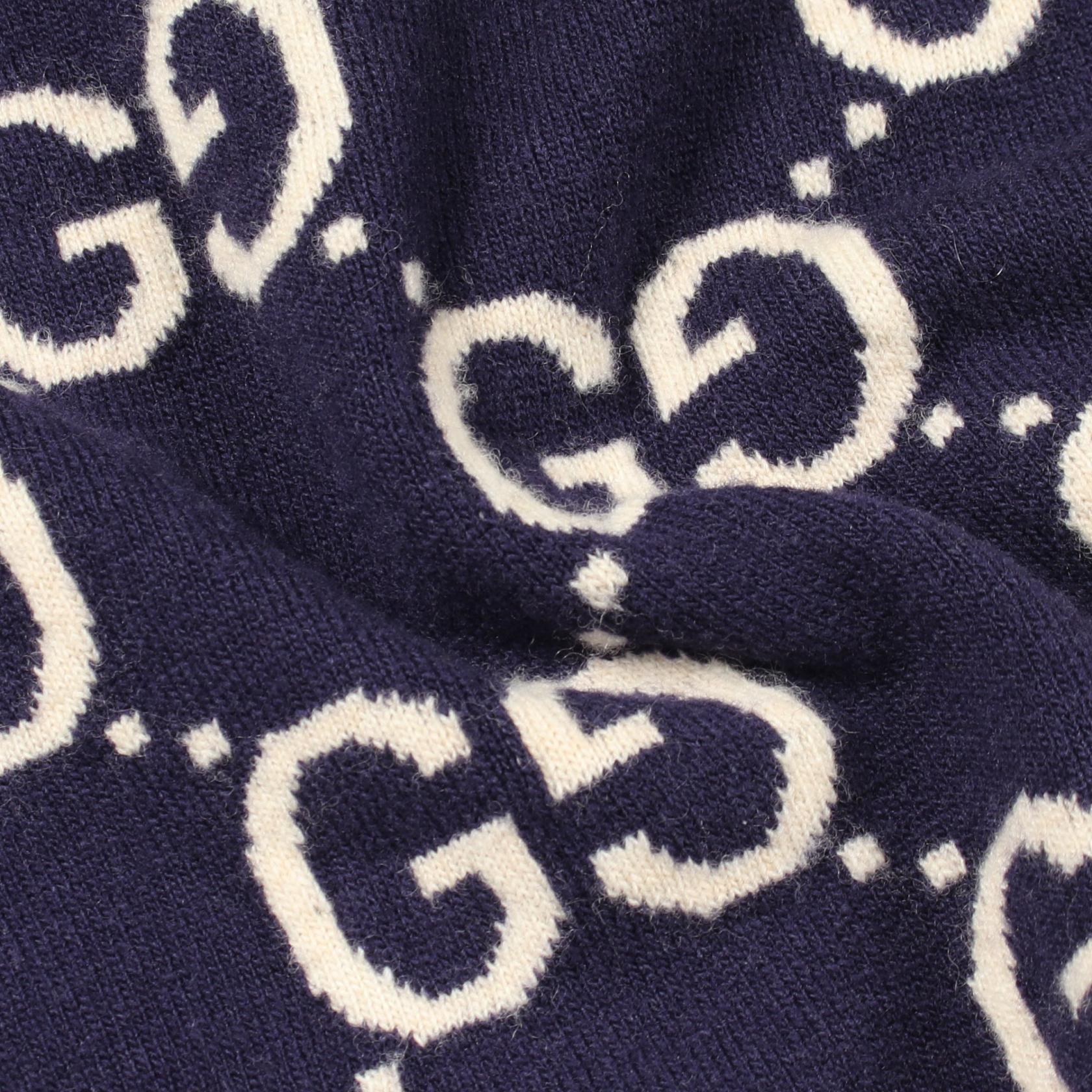 グッチ GGウールジャカードクルーネックセーター