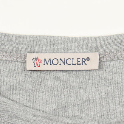 モンクレール ラバーロゴ コットン 半袖Tシャツ