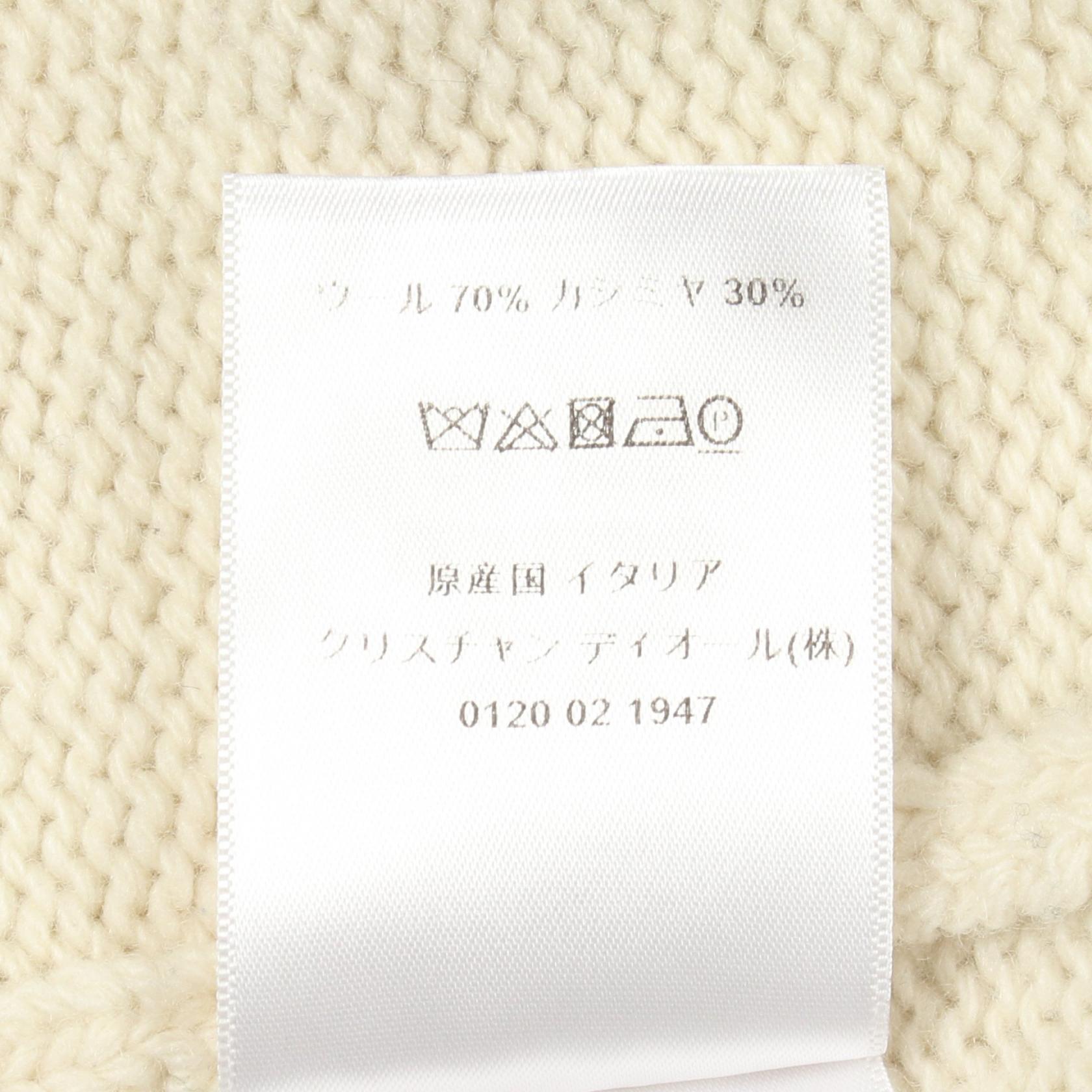 ディオール J'ADIOR8 NON NON NON ET NON! ウールカシミヤニット
