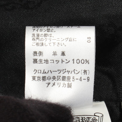 クロムハーツ CRETIN レザーライダースジャケット