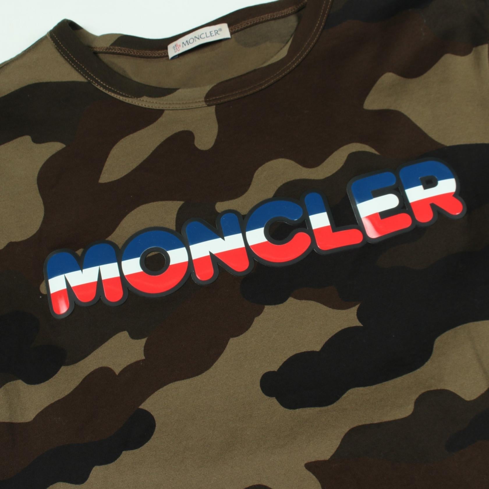 モンクレール コットン半袖Tシャツ