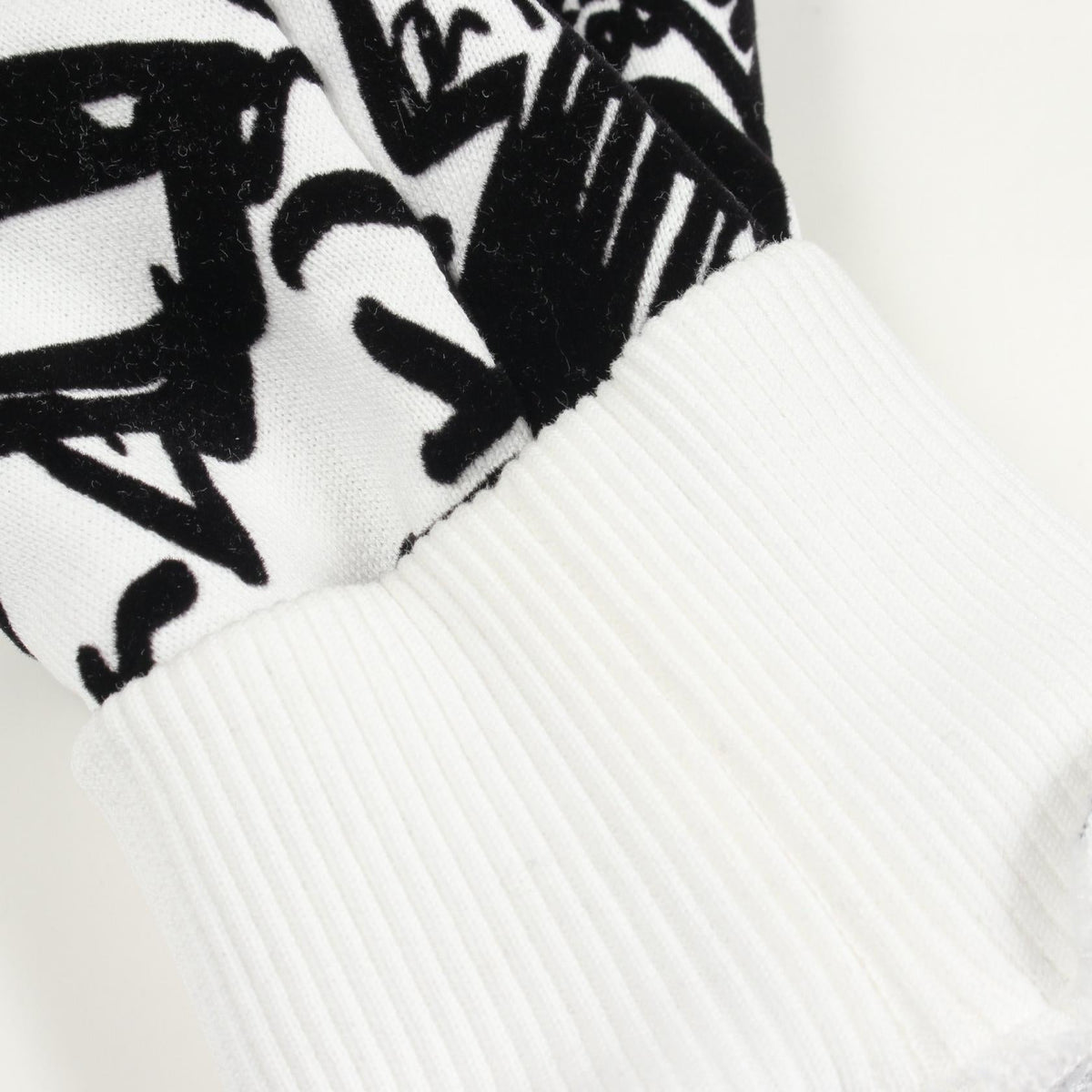 ドルチェ＆ガッバーナ FLOCKED GRAFFITI PRINT コットンパーカー