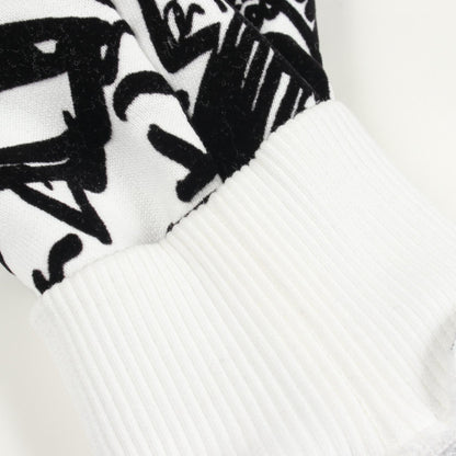 ドルチェ＆ガッバーナ FLOCKED GRAFFITI PRINT コットンパーカー