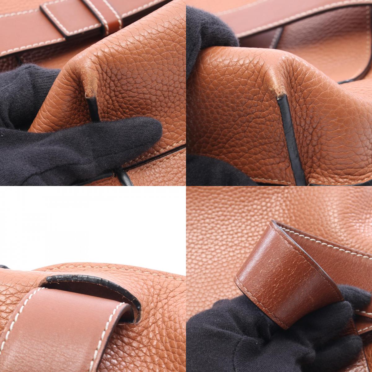ロエベ レザーショルダーバッグ