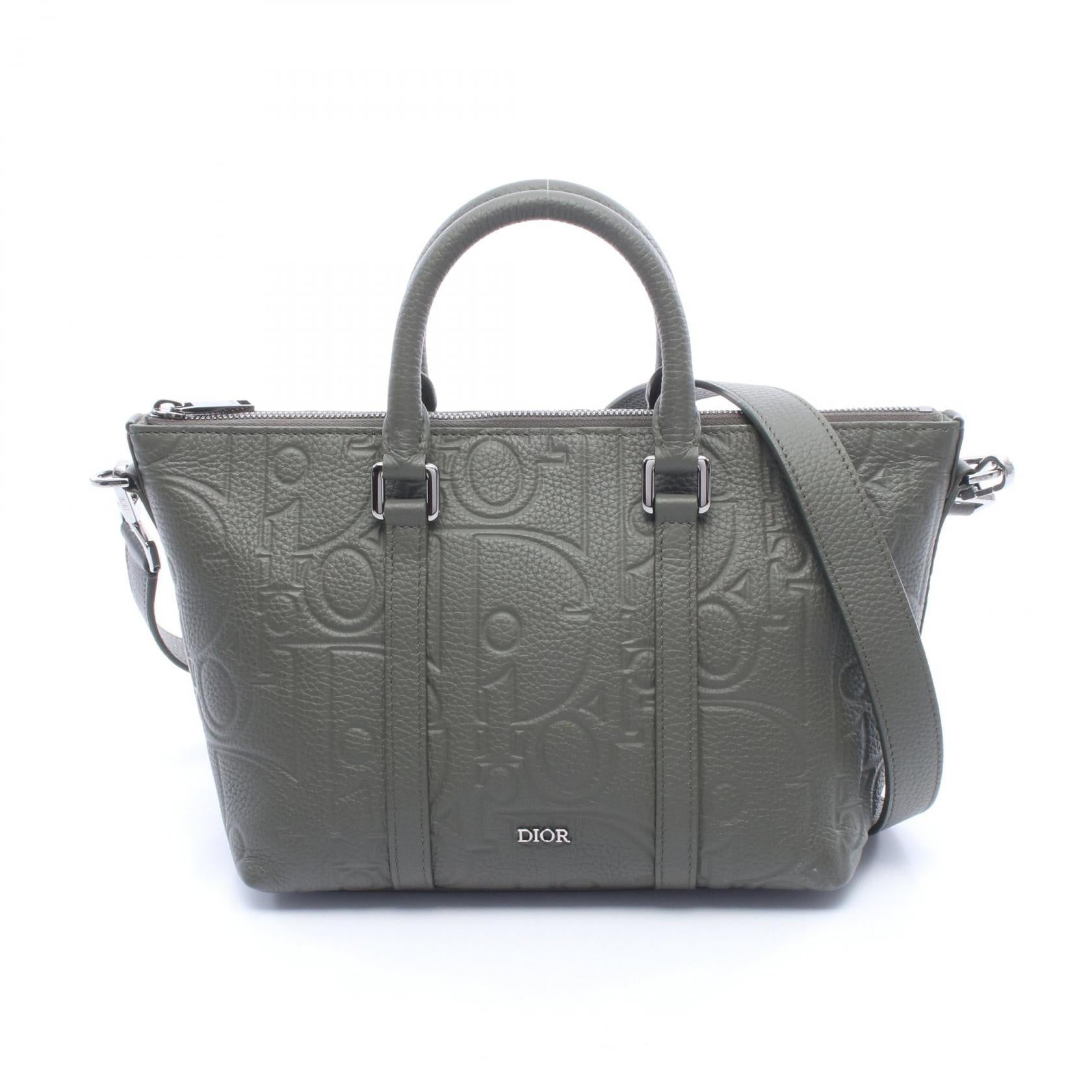 ディオール Weekender レザーハンドバッグ