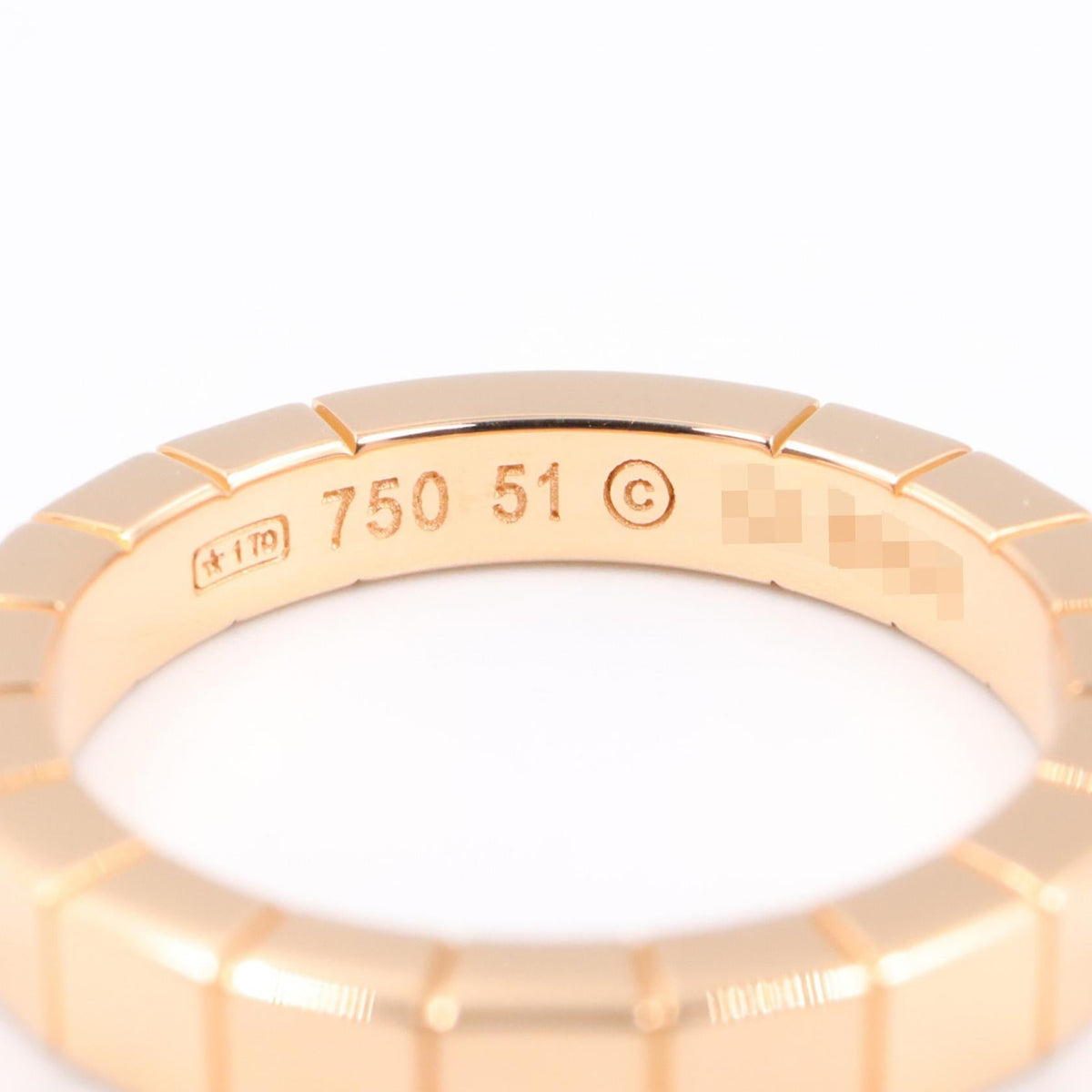 カルティエ ラニエール Au750ピンクゴールド リング 51号
