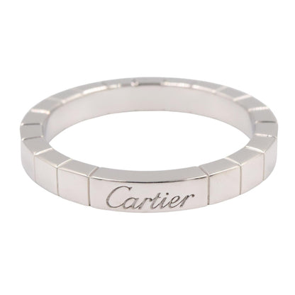 カルティエ ラニエール Au750ホワイトゴールド リング 18号