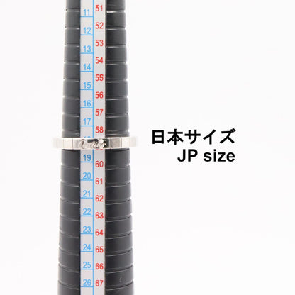 カルティエ ラニエール Au750ホワイトゴールド リング 18号