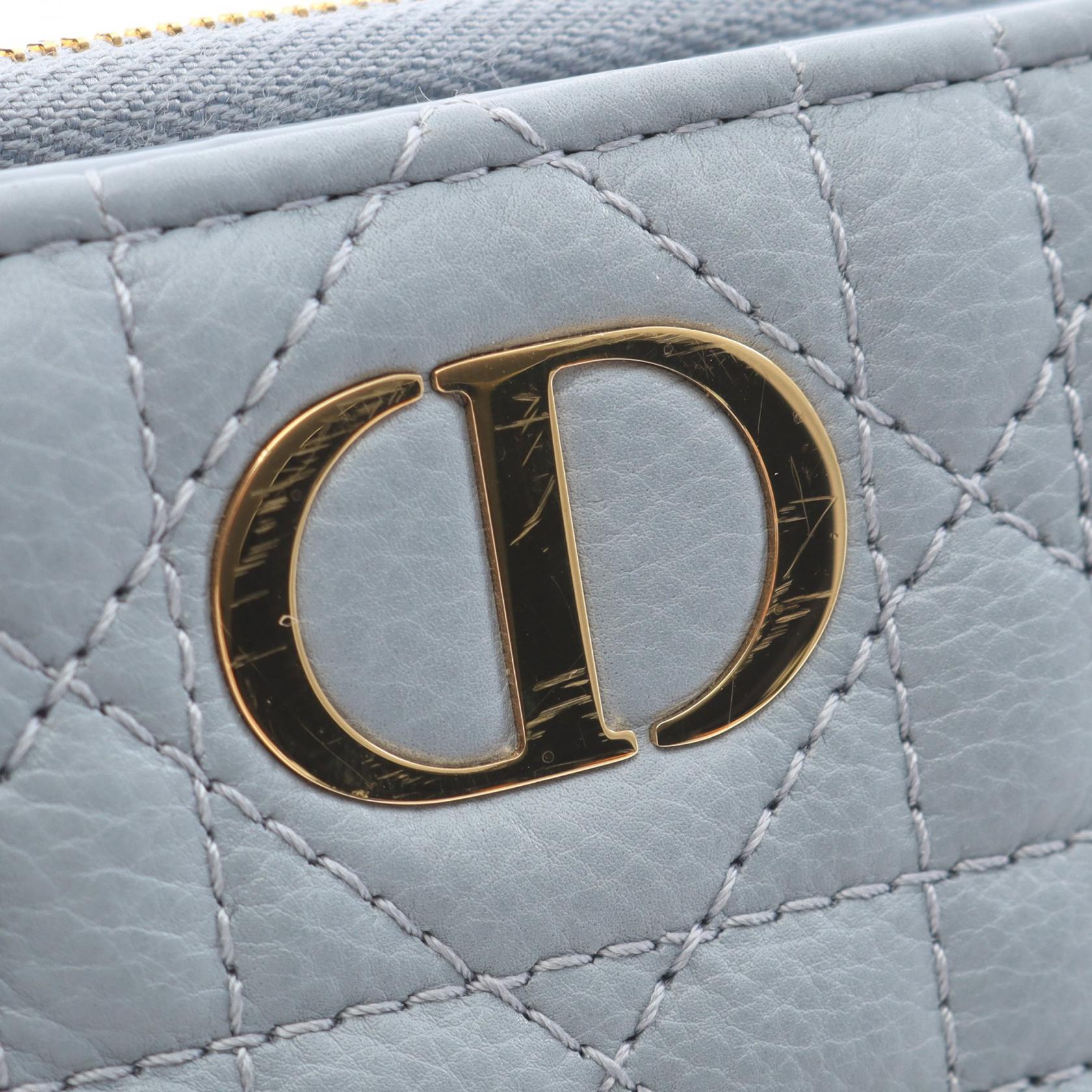 ディオール Caro Dahila レザー二つ折り財布
