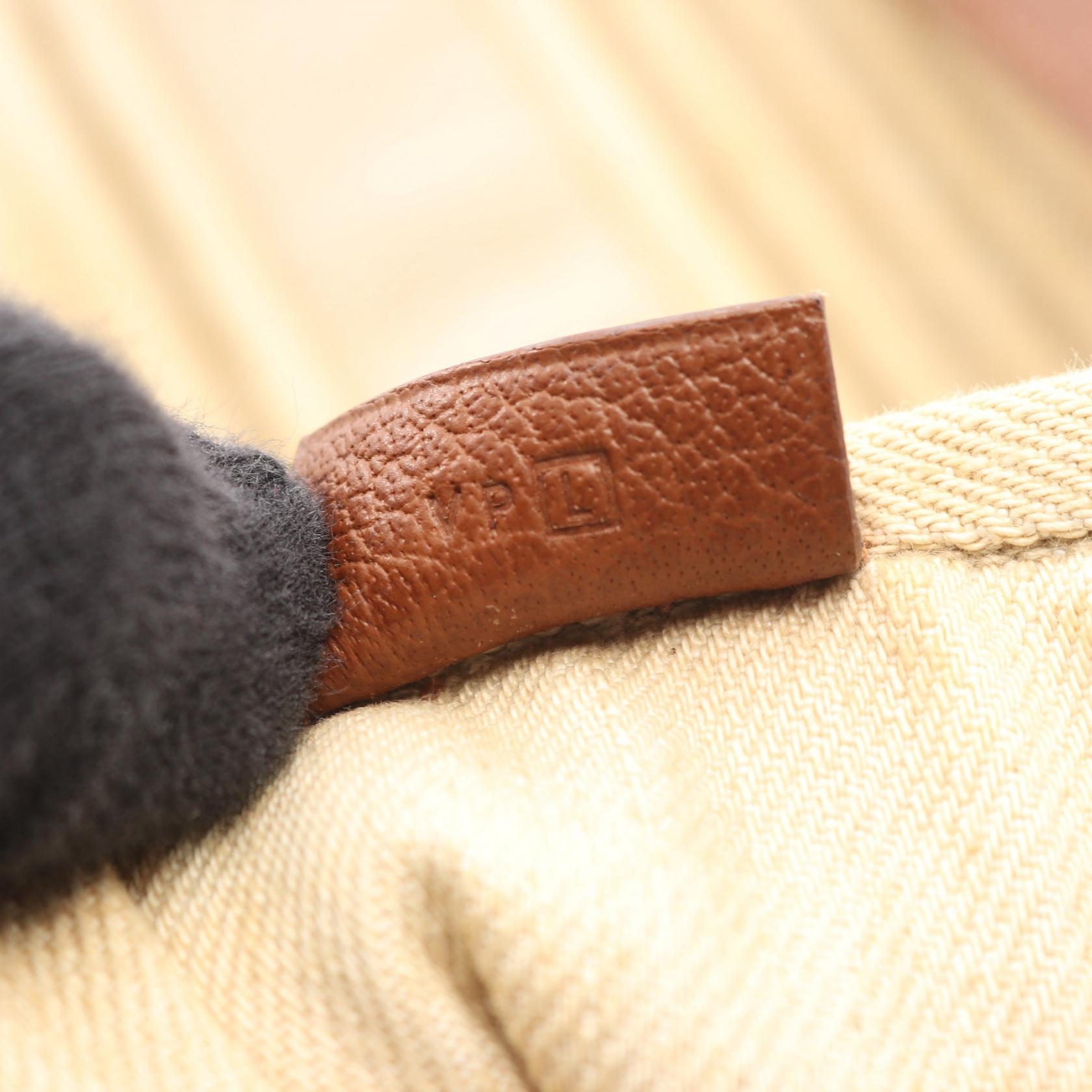 エルメス カバスカリカット キャンバス レザー トートバッグ