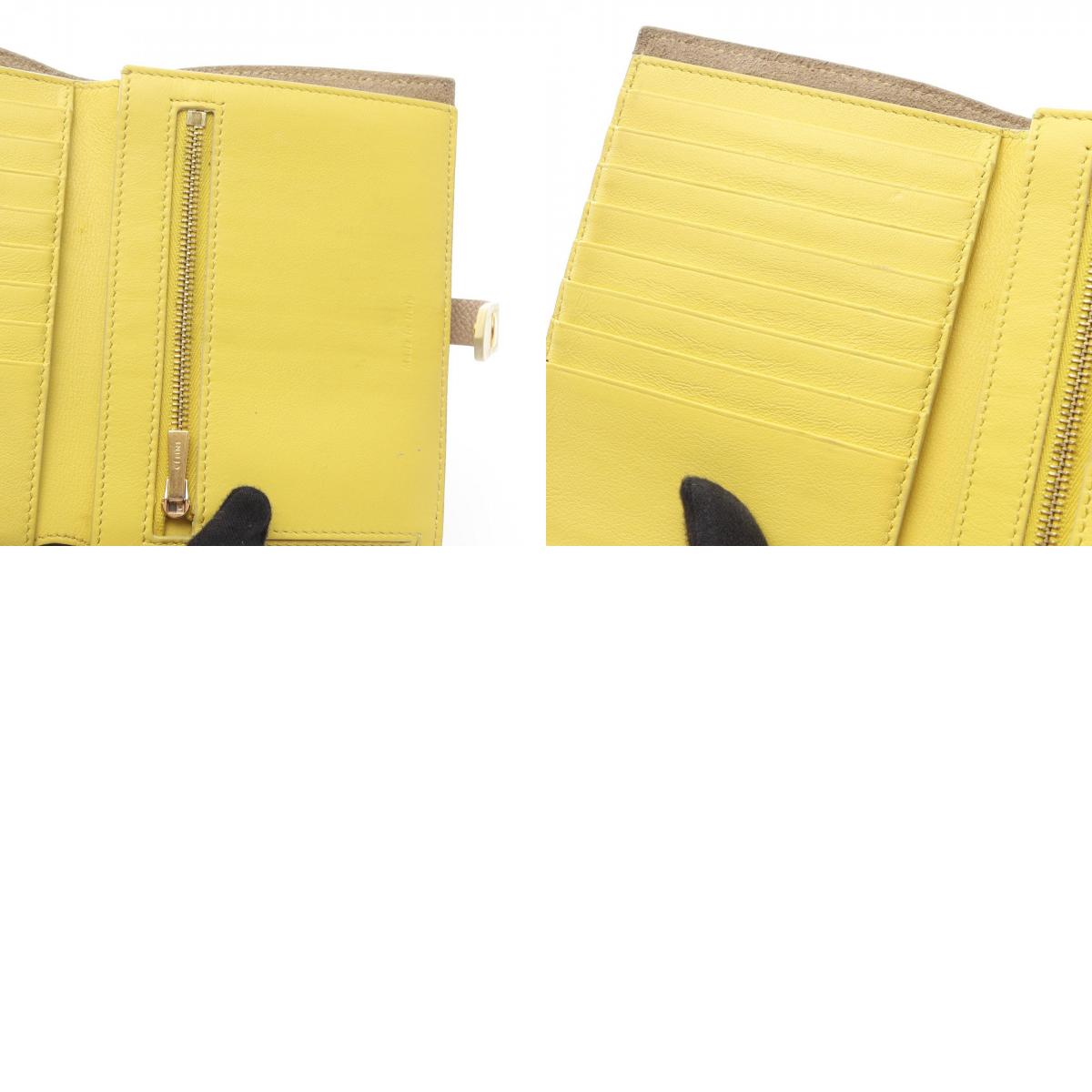 セリーヌ ミディアムストラップマルチファンクション レザー財布