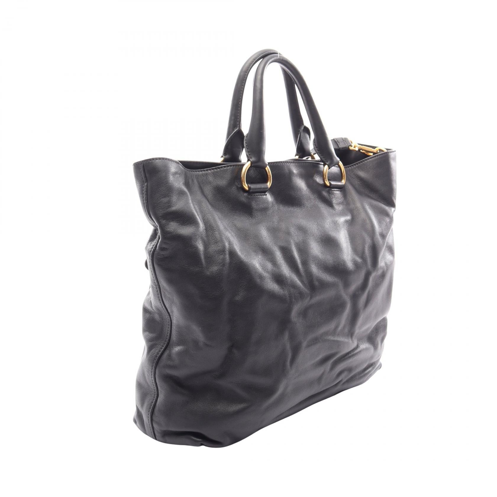 プラダ SOFT CALF 2WAYトートバッグ