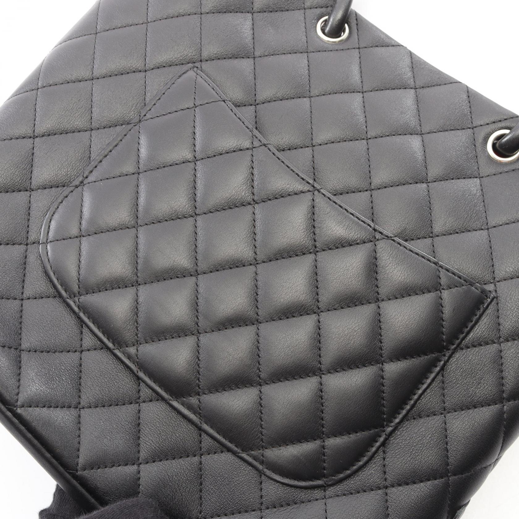 シャネル カンボンライン レザートートバッグ