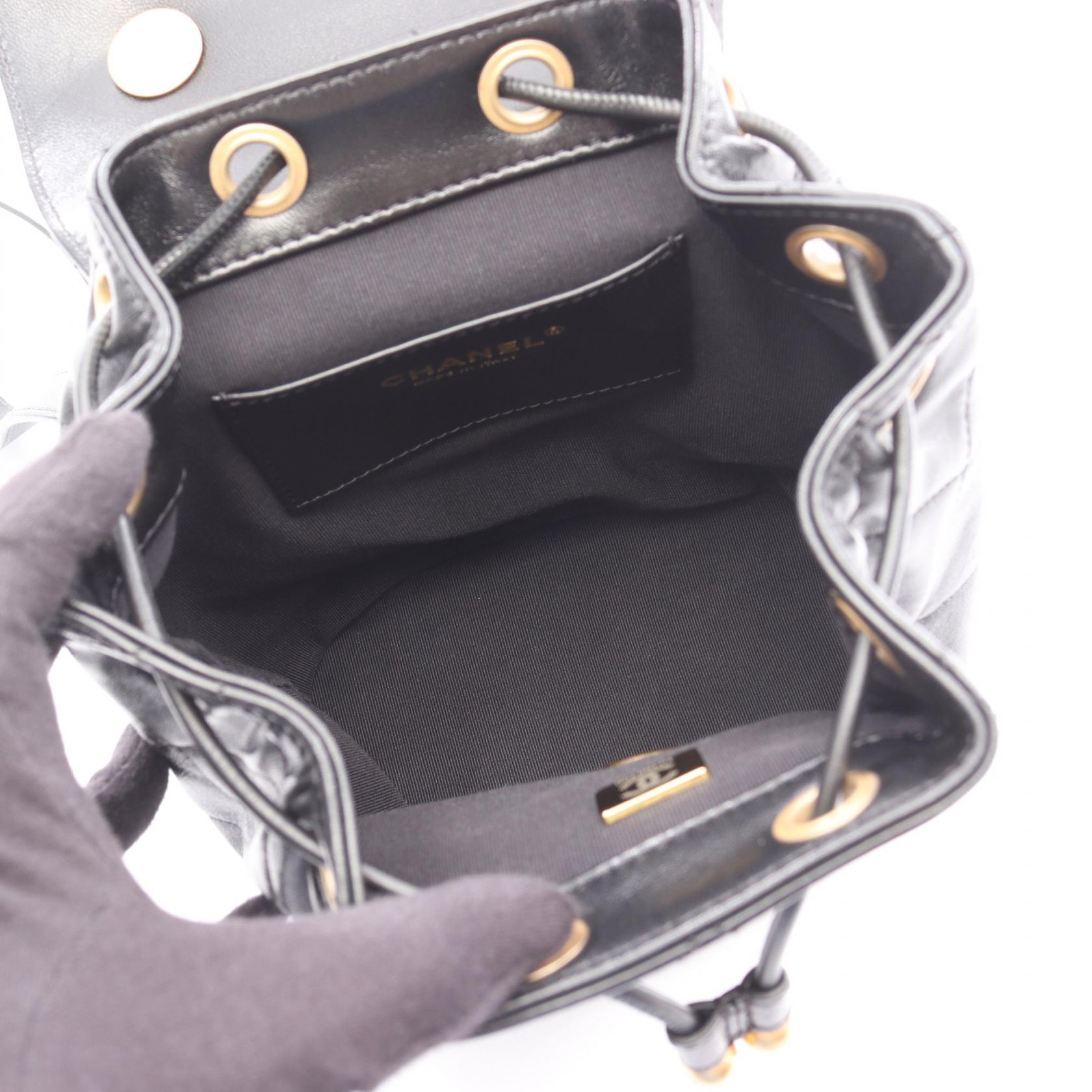 シャネル CHANEL19 ラムスキン バックパック