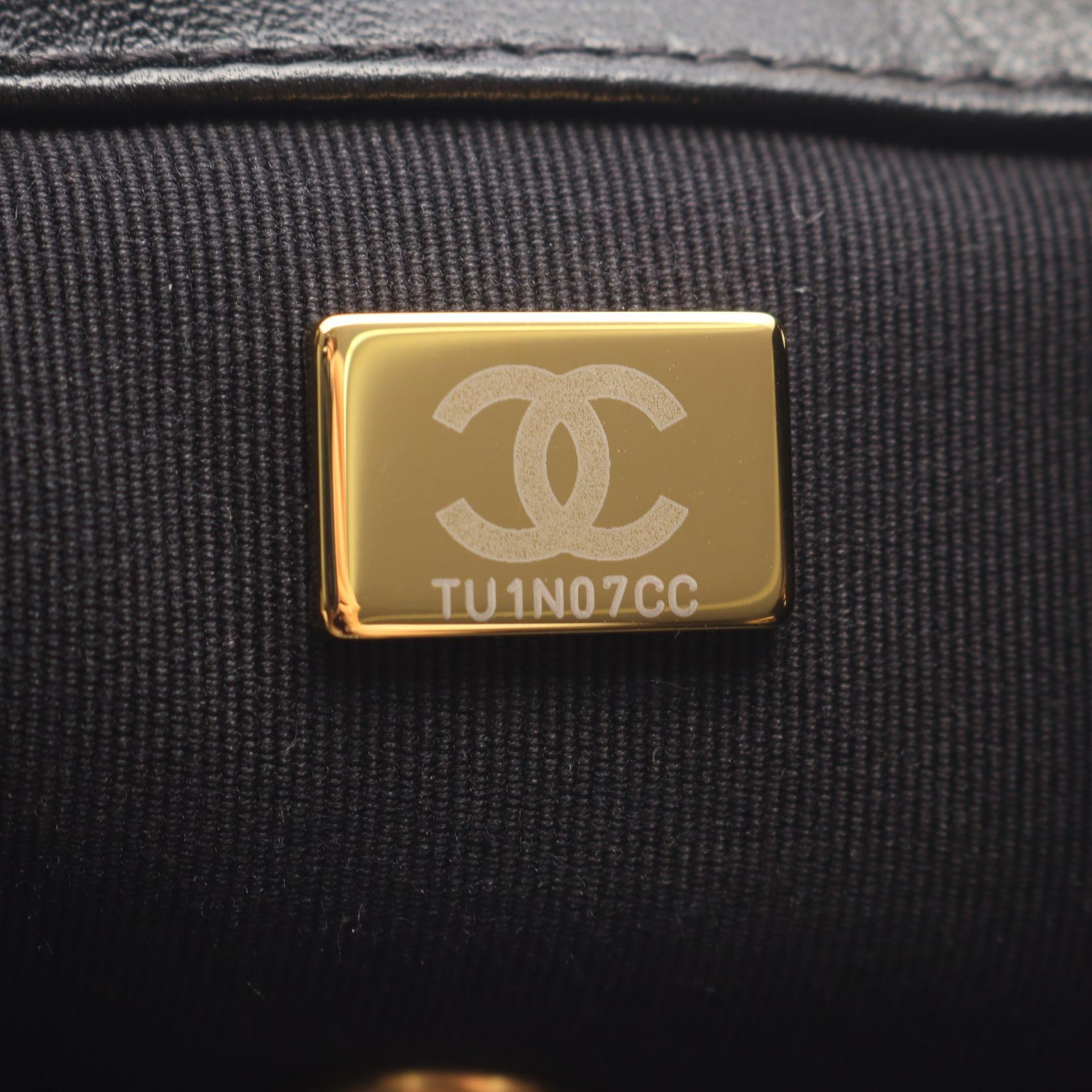 シャネル CHANEL19 ラムスキン バックパック