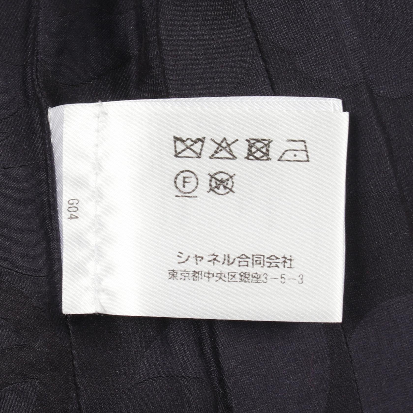 シャネル ココマークボタン ツイード テーラードジャケット