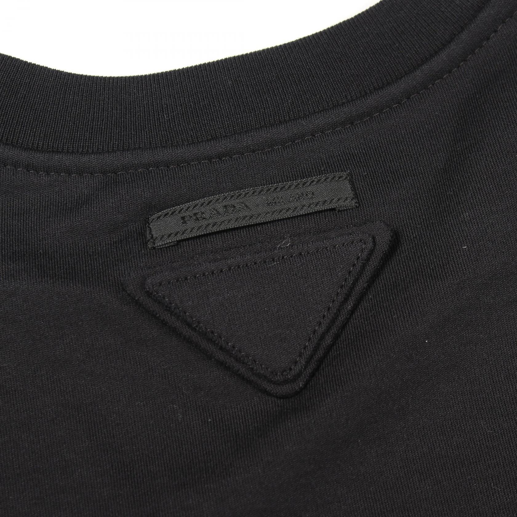 プラダ コットンクロップドTシャツ