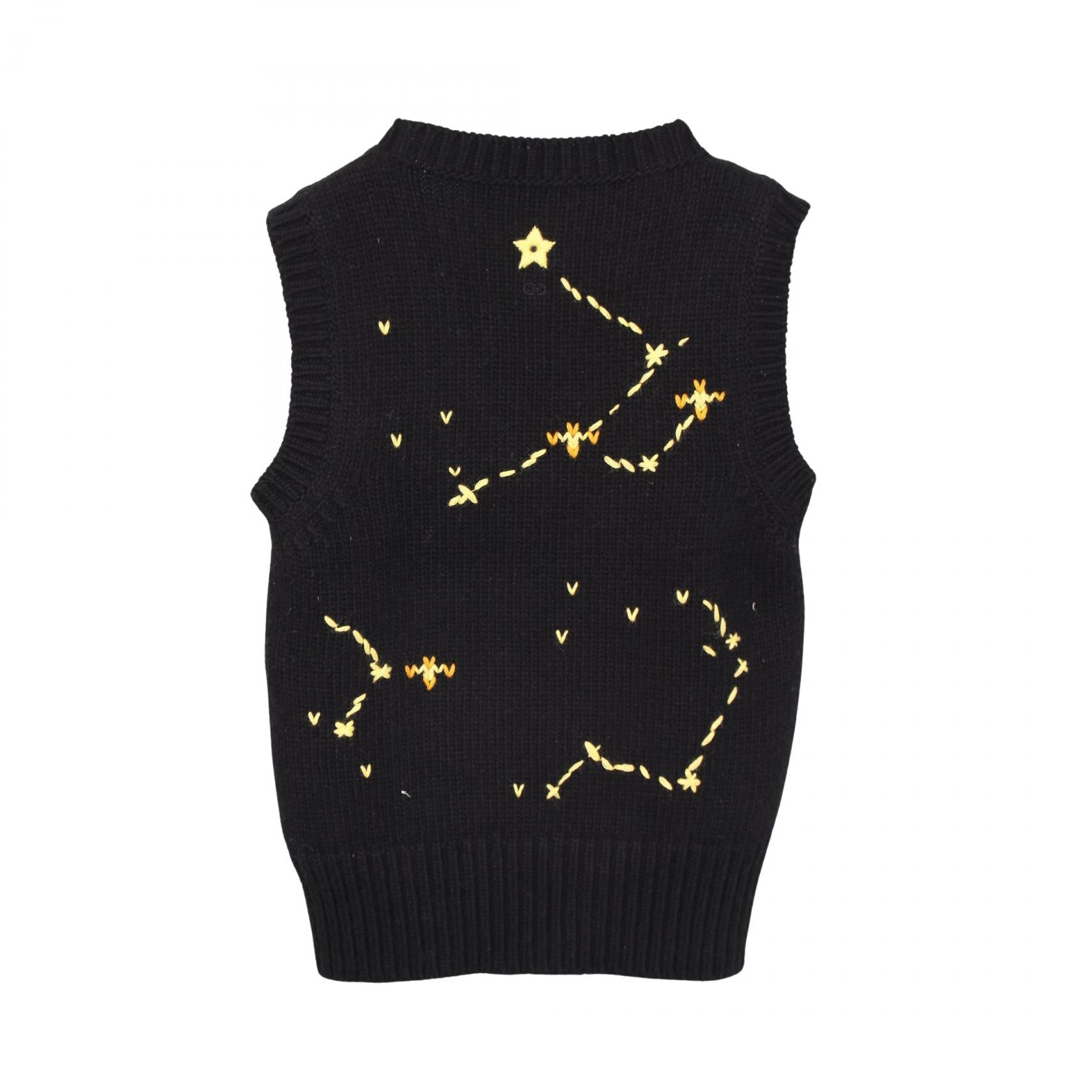 ディオール 星座 ウールカシミヤ ニットベスト
