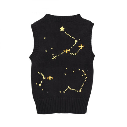 ディオール 星座 ウールカシミヤ ニットベスト