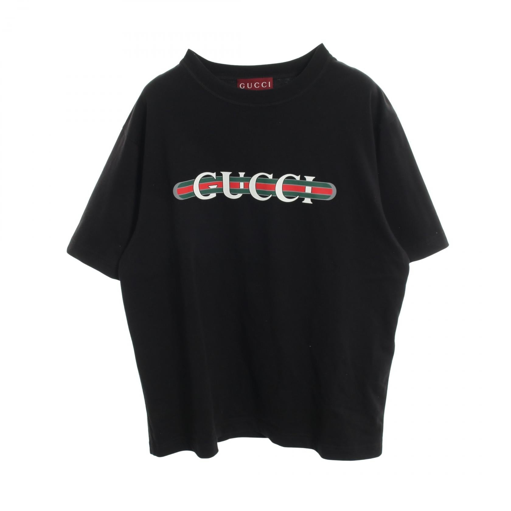 グッチ コットンジャージー ロゴプリント 半袖Tシャツ