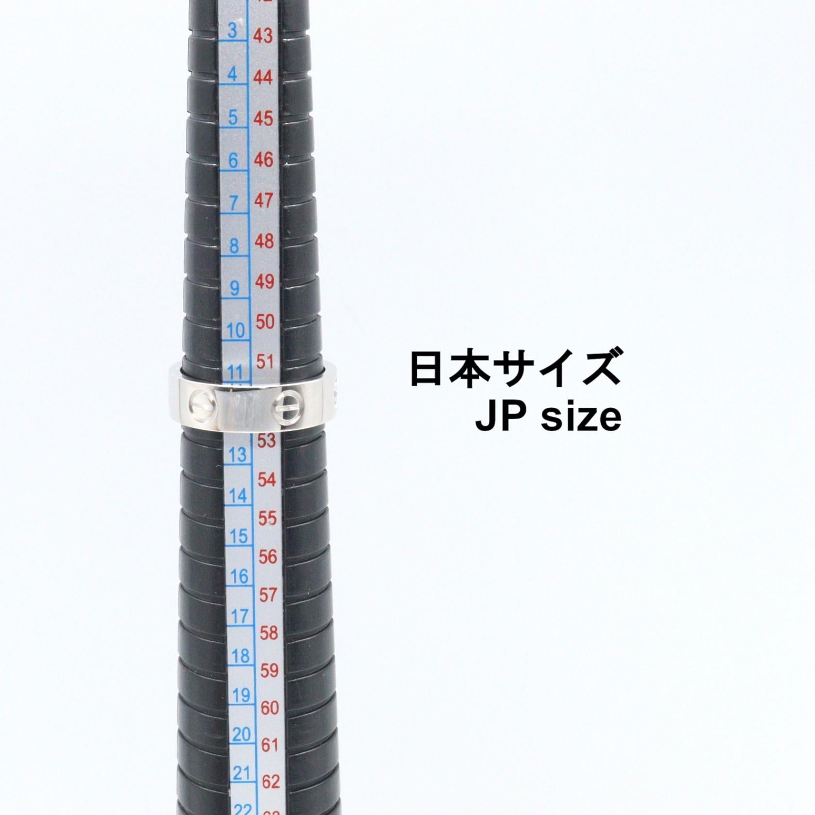 カルティエ ラブ Au750ホワイトゴールド リング 11.5号