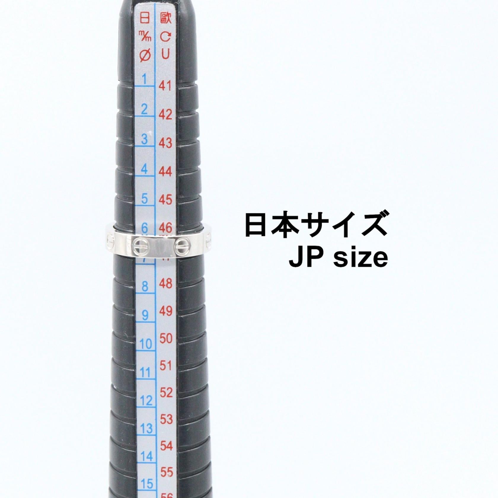 カルティエ ミニラブ Au750ホワイトゴールド リング 47号