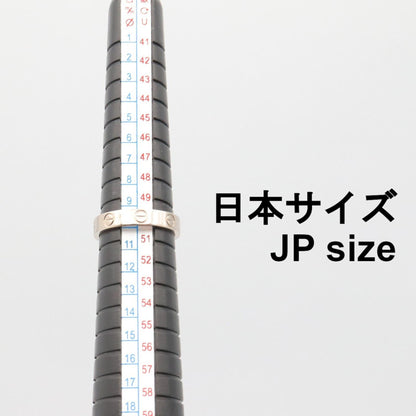 カルティエ ミニラブ Au750ホワイトゴールド リング 9.5号
