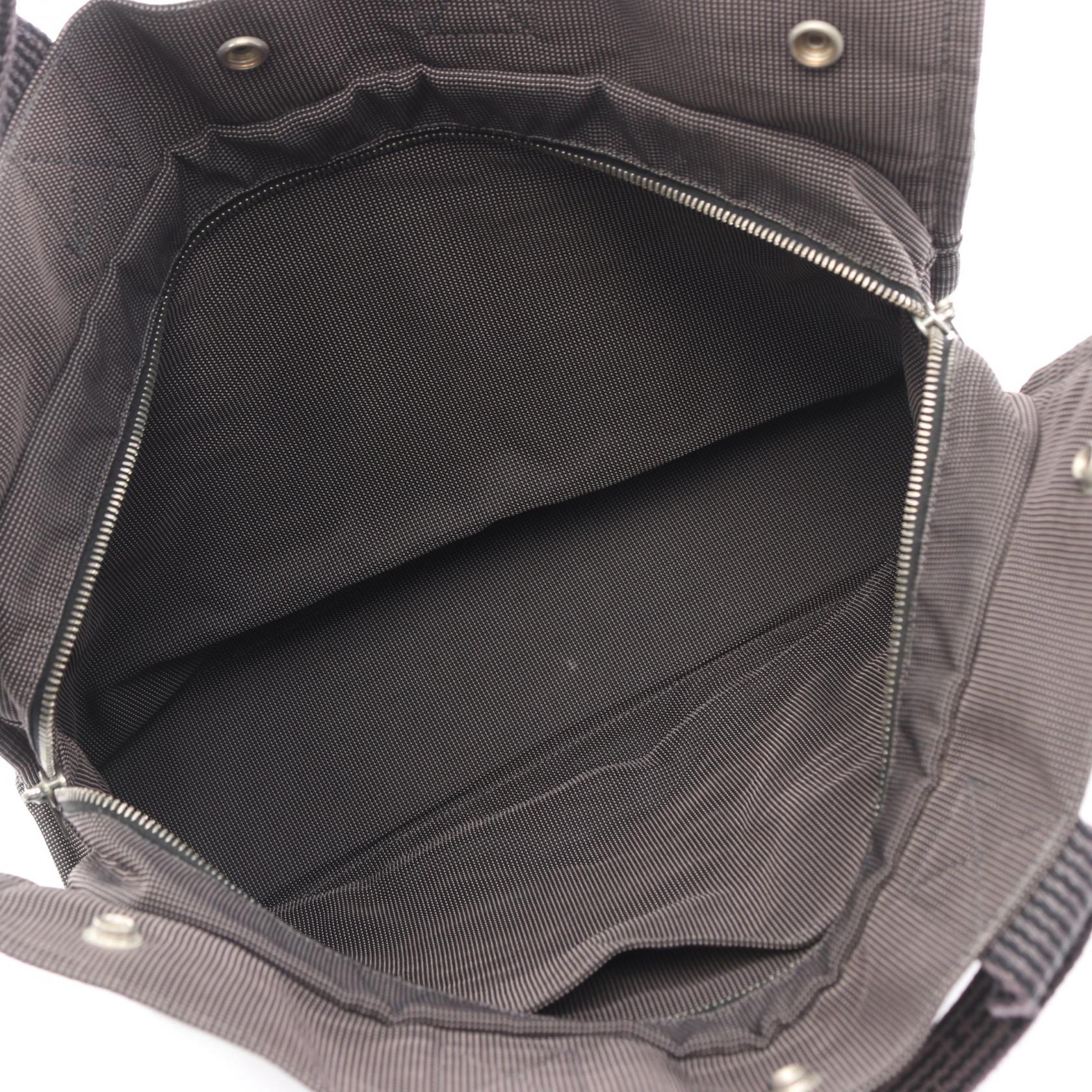 エルメス エールラインMM ナイロンキャンバス トートバッグ