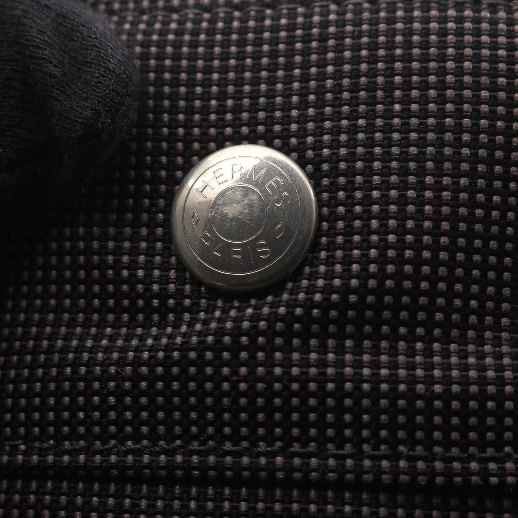 エルメス エールラインMM ナイロンキャンバス トートバッグ