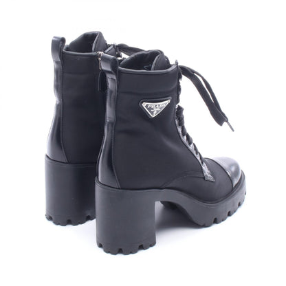プラダ Re-Nylon レザーショートブーツ