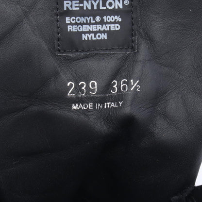 プラダ Re-Nylon レザーショートブーツ