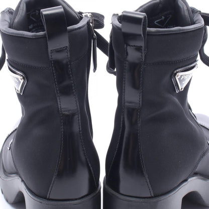 プラダ Re-Nylon レザーショートブーツ