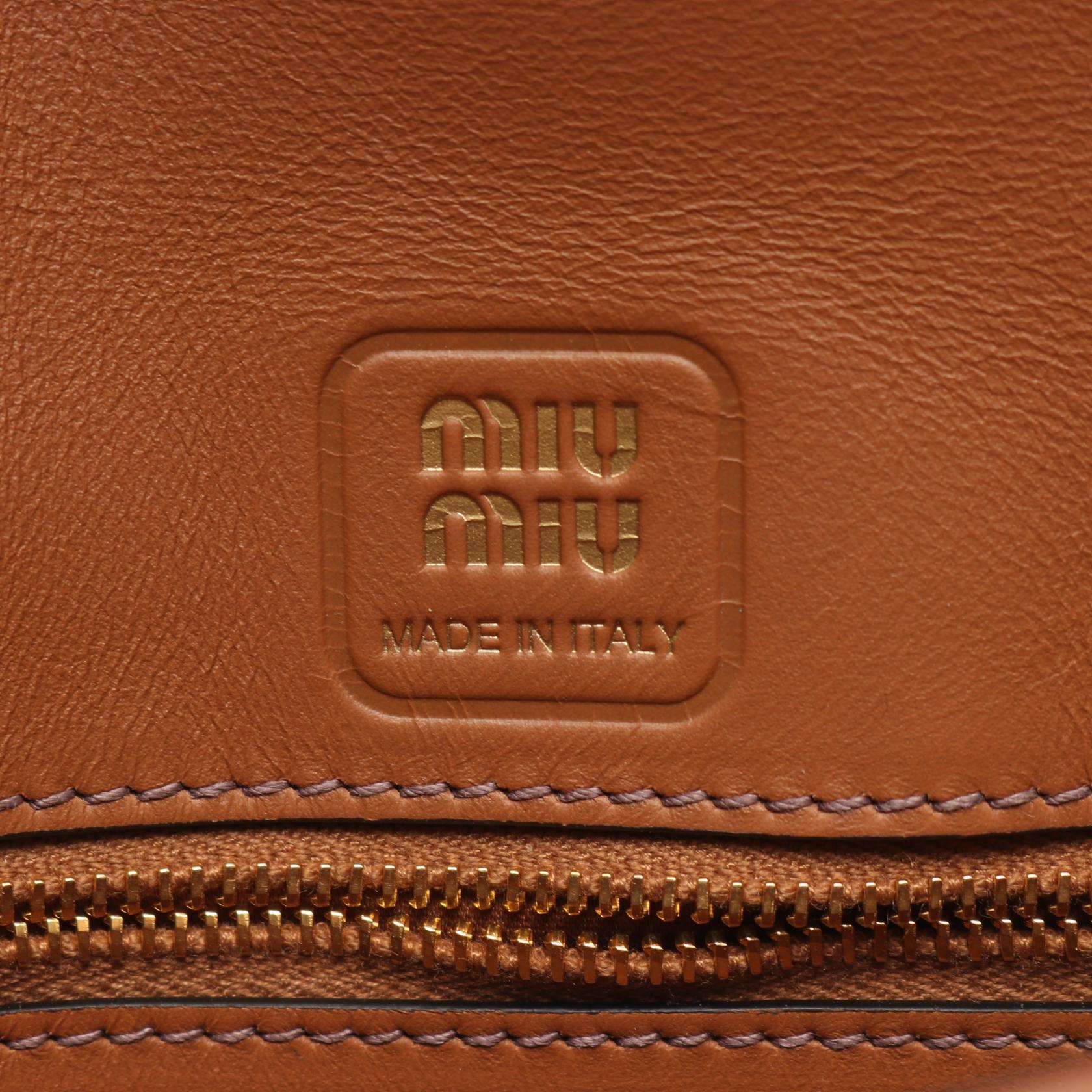 ミュウミュウ CRM FINE CALF 2wayハンドバッグ