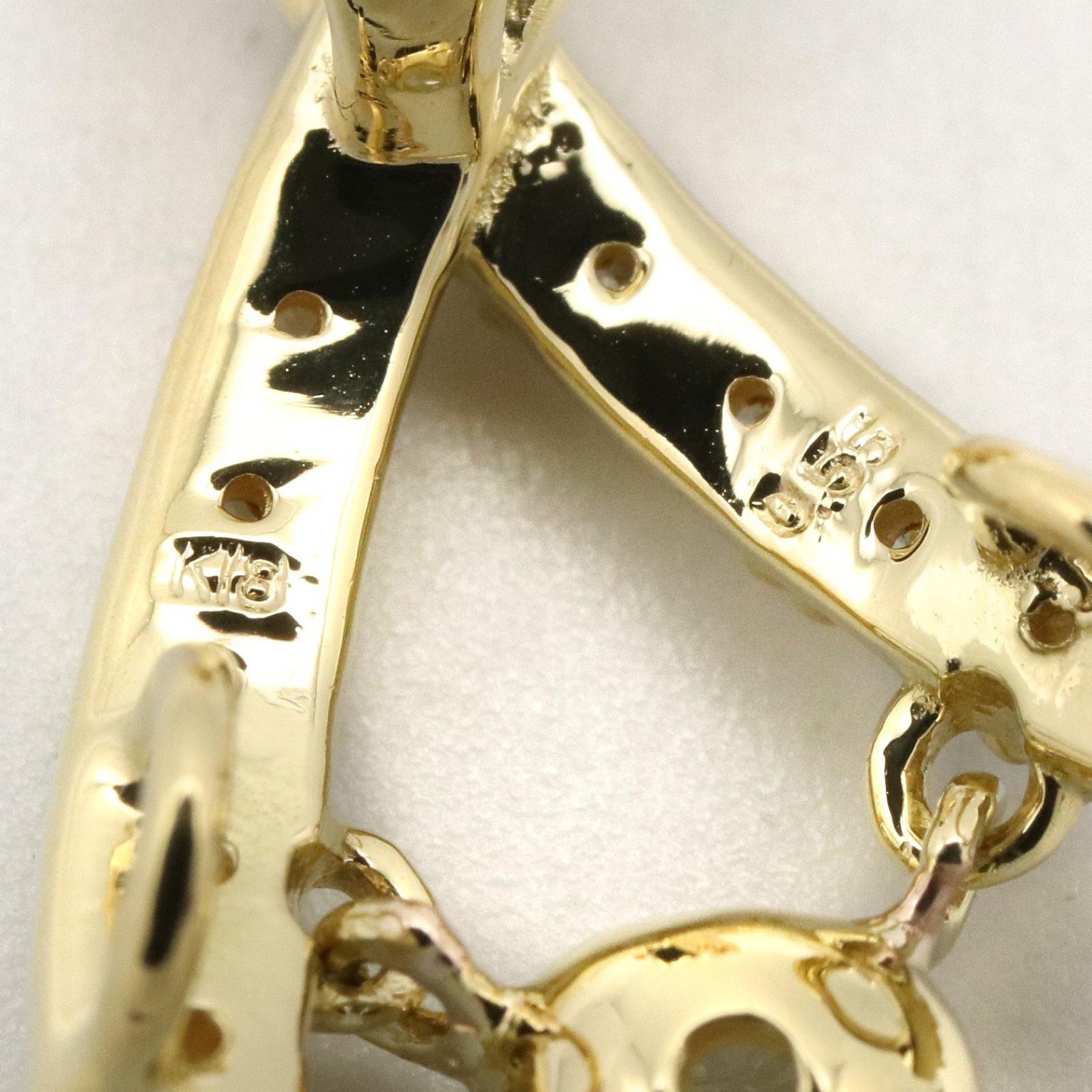 ジュエリー Au750 ダイヤモンドネックレス