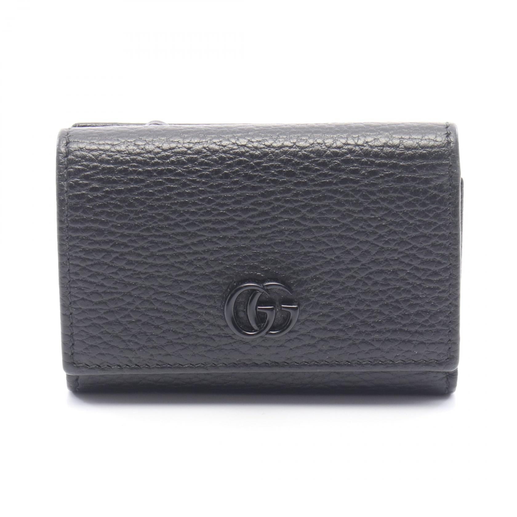 グッチ GGマーモント レザー三つ折り財布