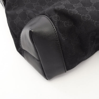 グッチ Gキャンバス キャンバス レザー ショルダーバッグ