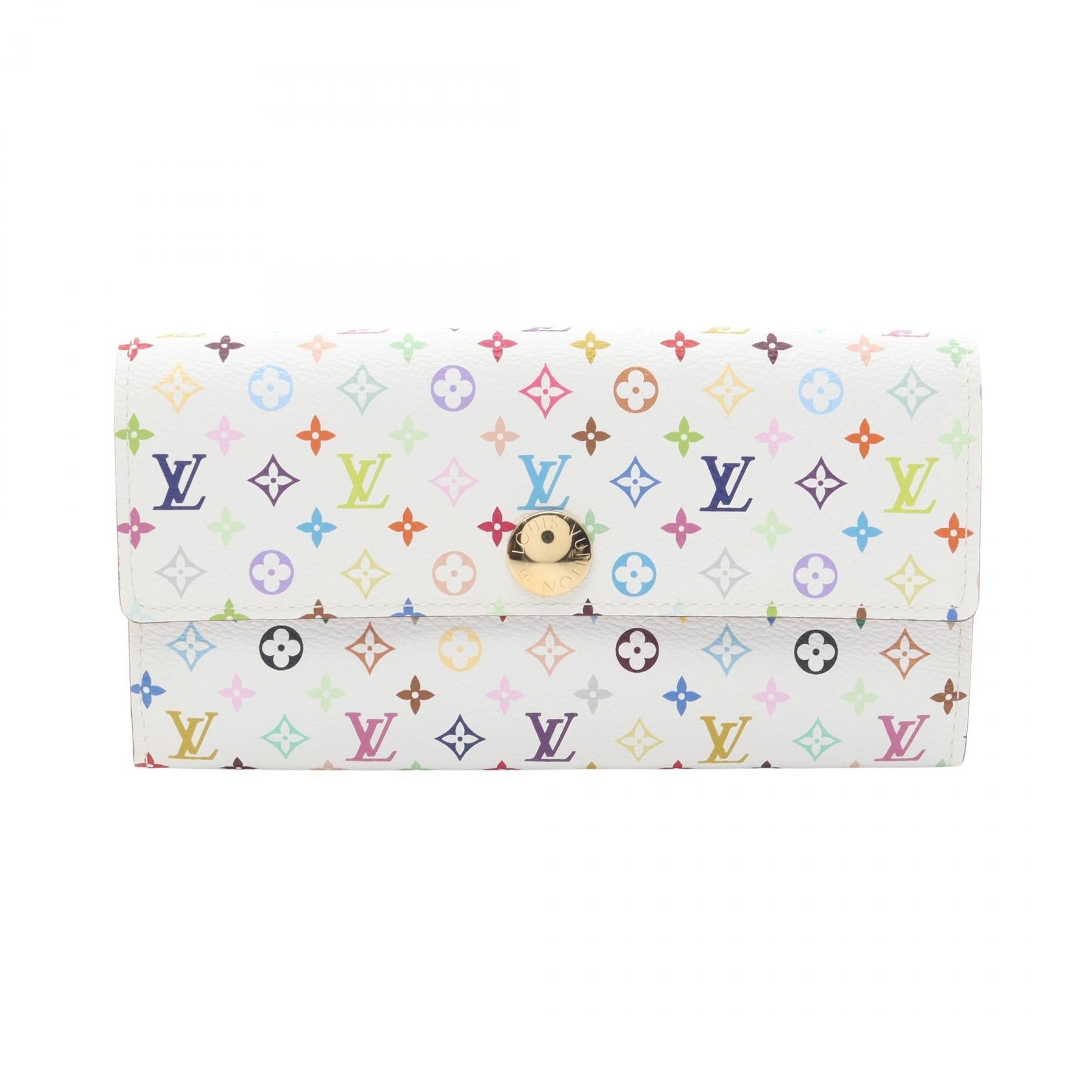 ルイヴィトン ポルトフォイユサラ モノグラムマルチカラー 長財布