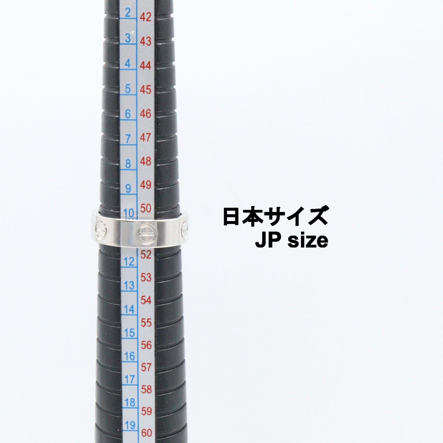 カルティエ ラブ Au750ホワイトゴールド リング 52号