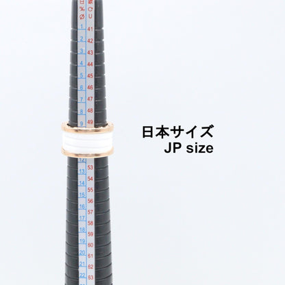 ブルガリ ビーゼロワン K18PG セラミック 4バンド リング 52号