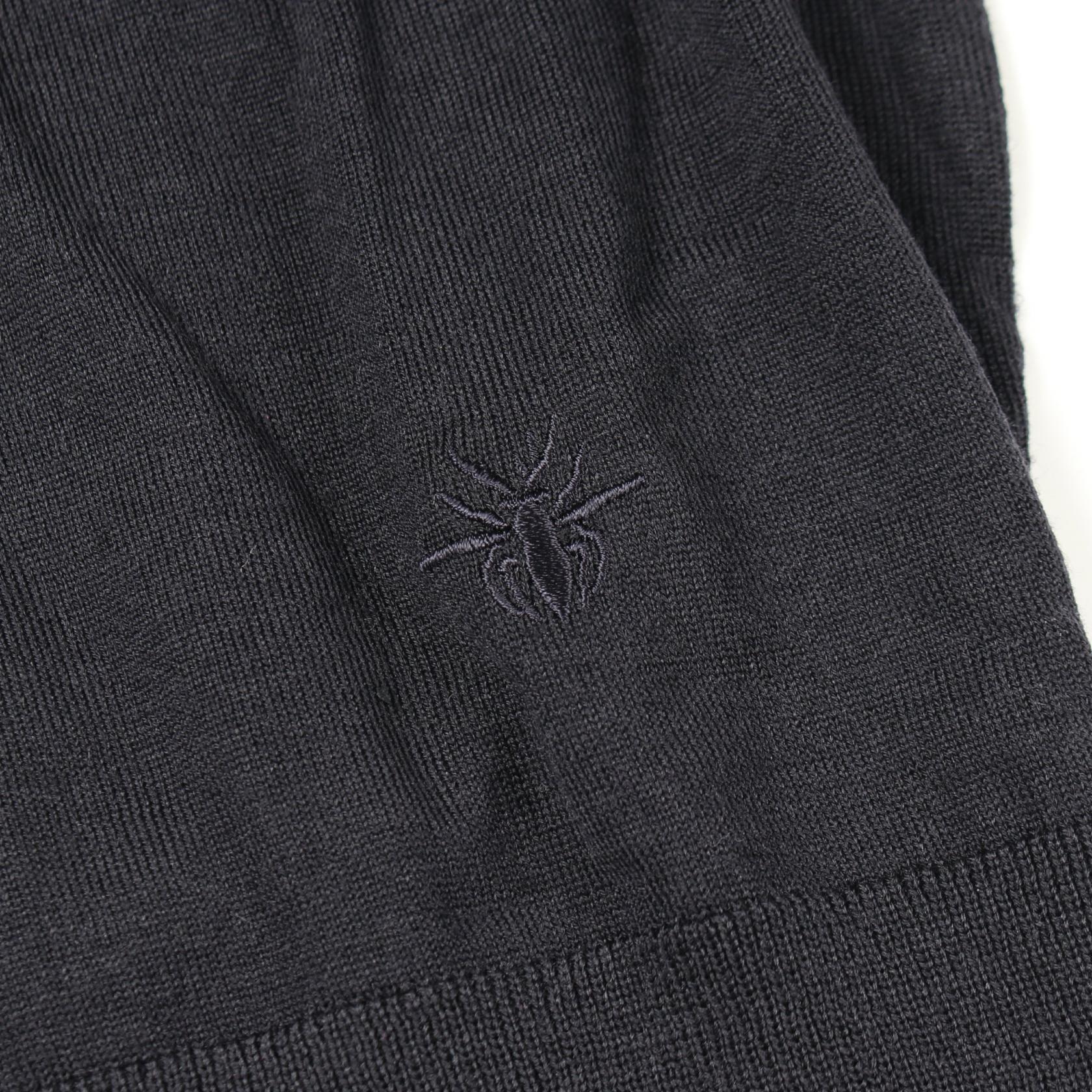 ディオール BEE刺繍 ウール長袖ポロシャツ