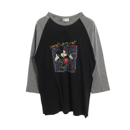 イヴサンローラン コットン長袖Tシャツ