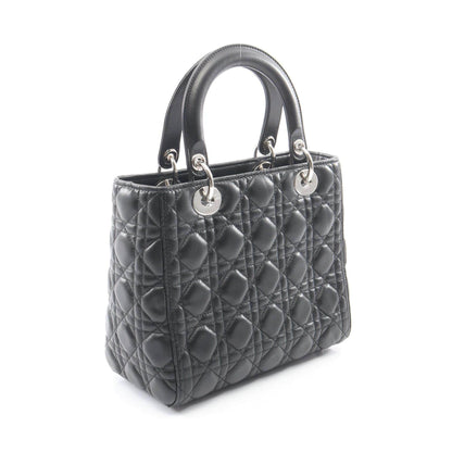 ディオール LADY DIOR レザーハンドバッグ