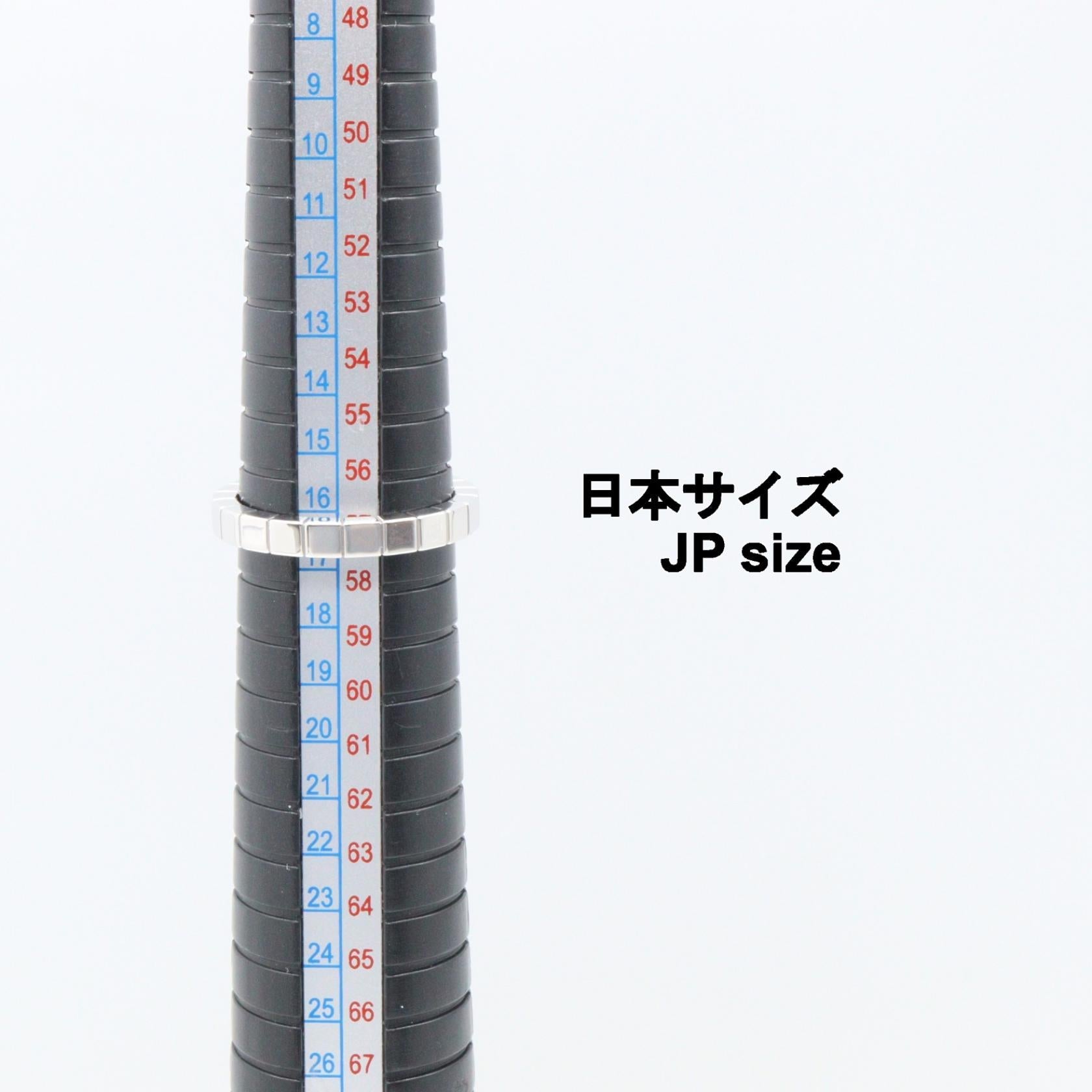 カルティエ ラニエール Au750ホワイトゴールド リング 16号