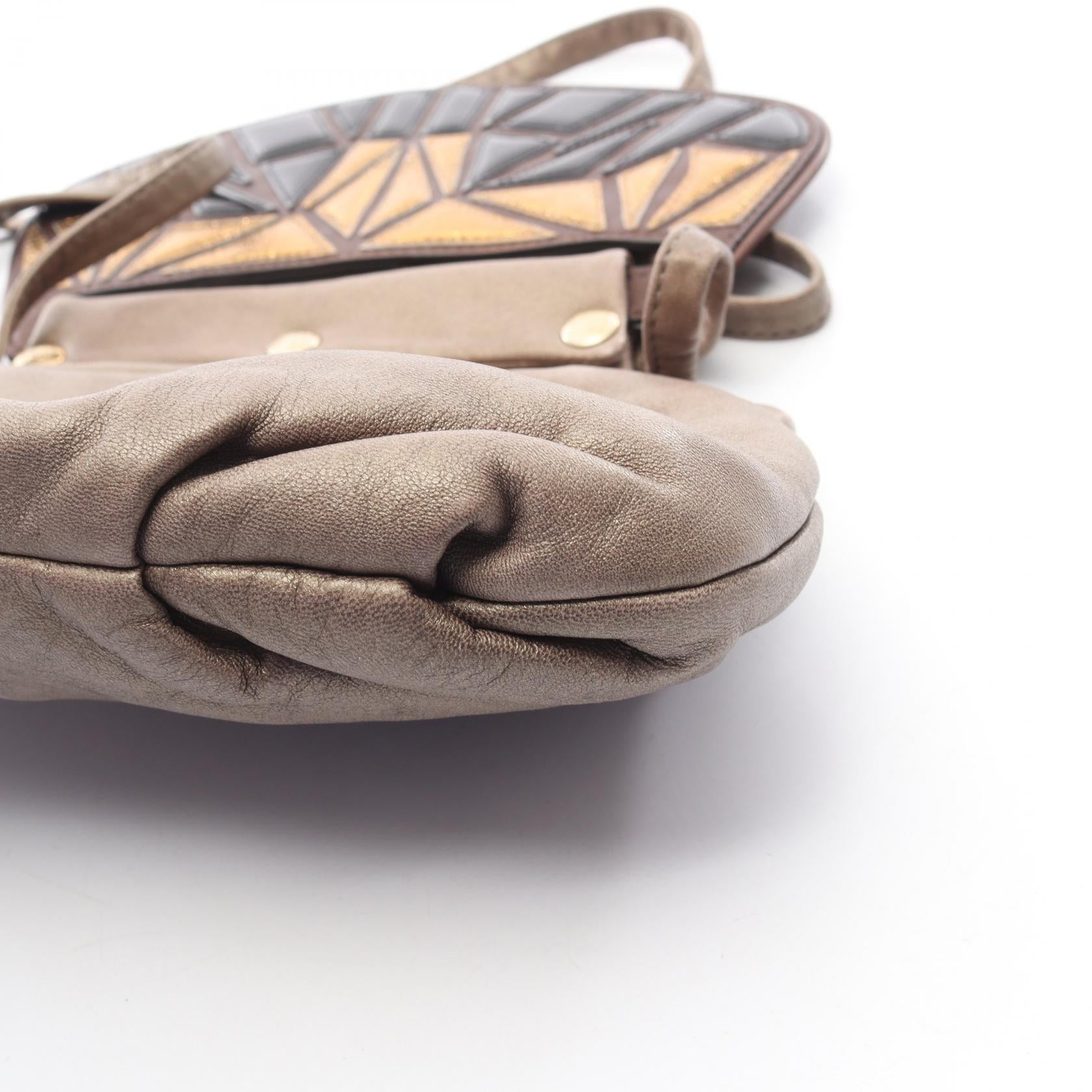 ロエベ ビジュー レザーショルダーバッグ