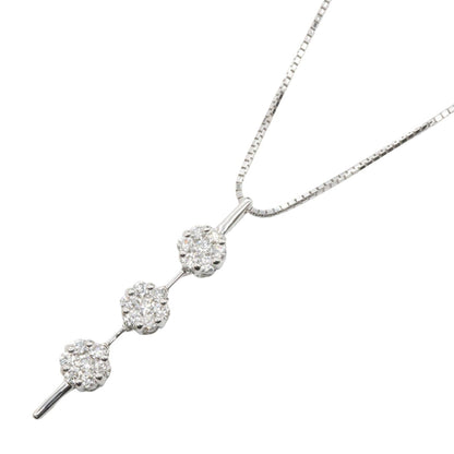 ジュエリー Au750 ダイヤモンドネックレス