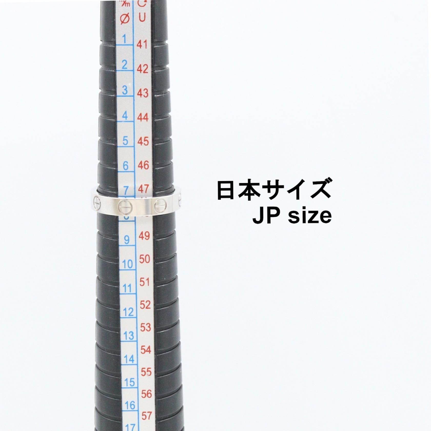 カルティエ ラブ Au750ホワイトゴールド リング 7.5号