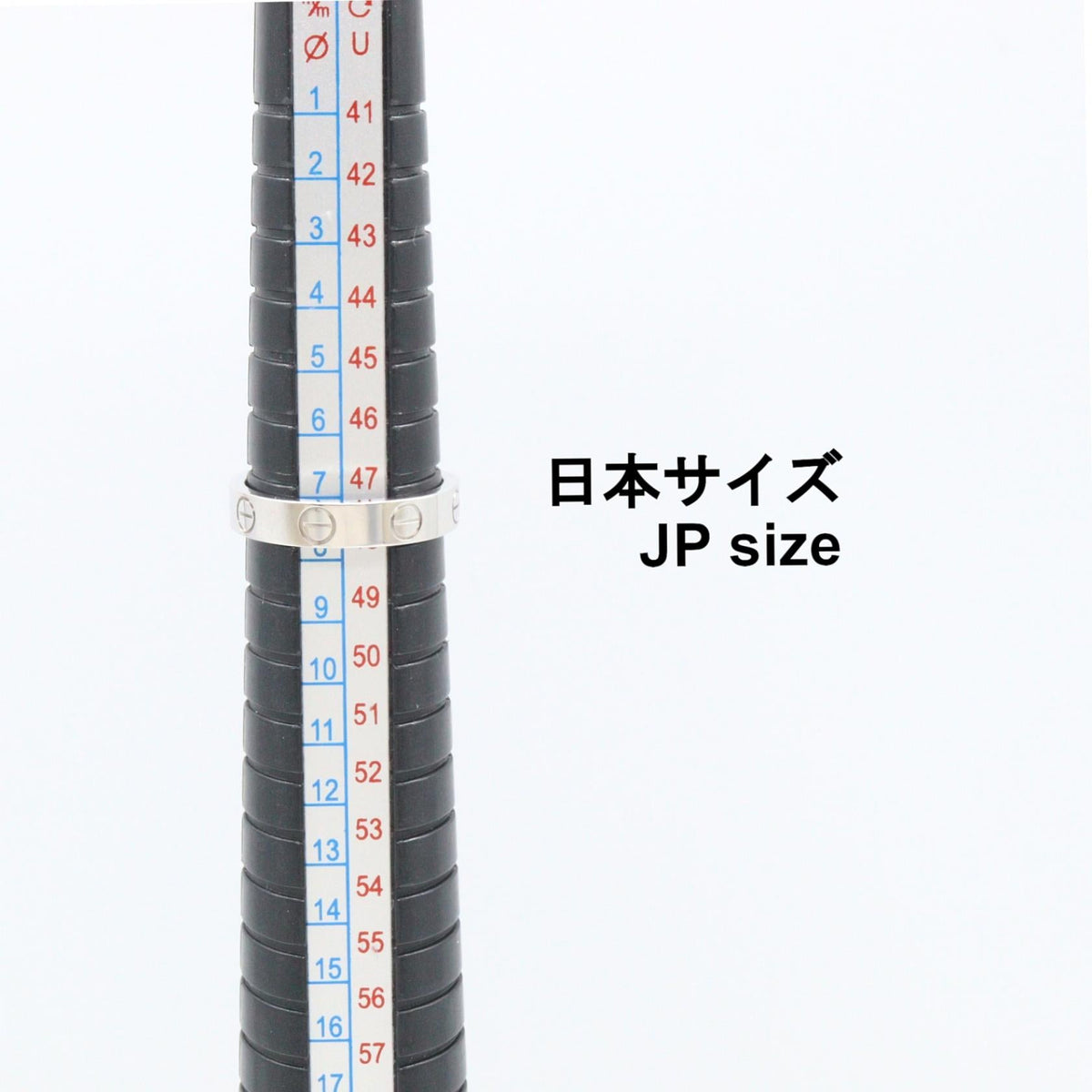 カルティエ ラブ Au750ホワイトゴールド リング 7.5号